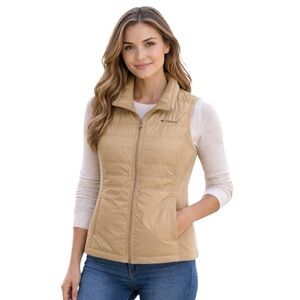 Columbia beige gold Mix It Around vest women’s small